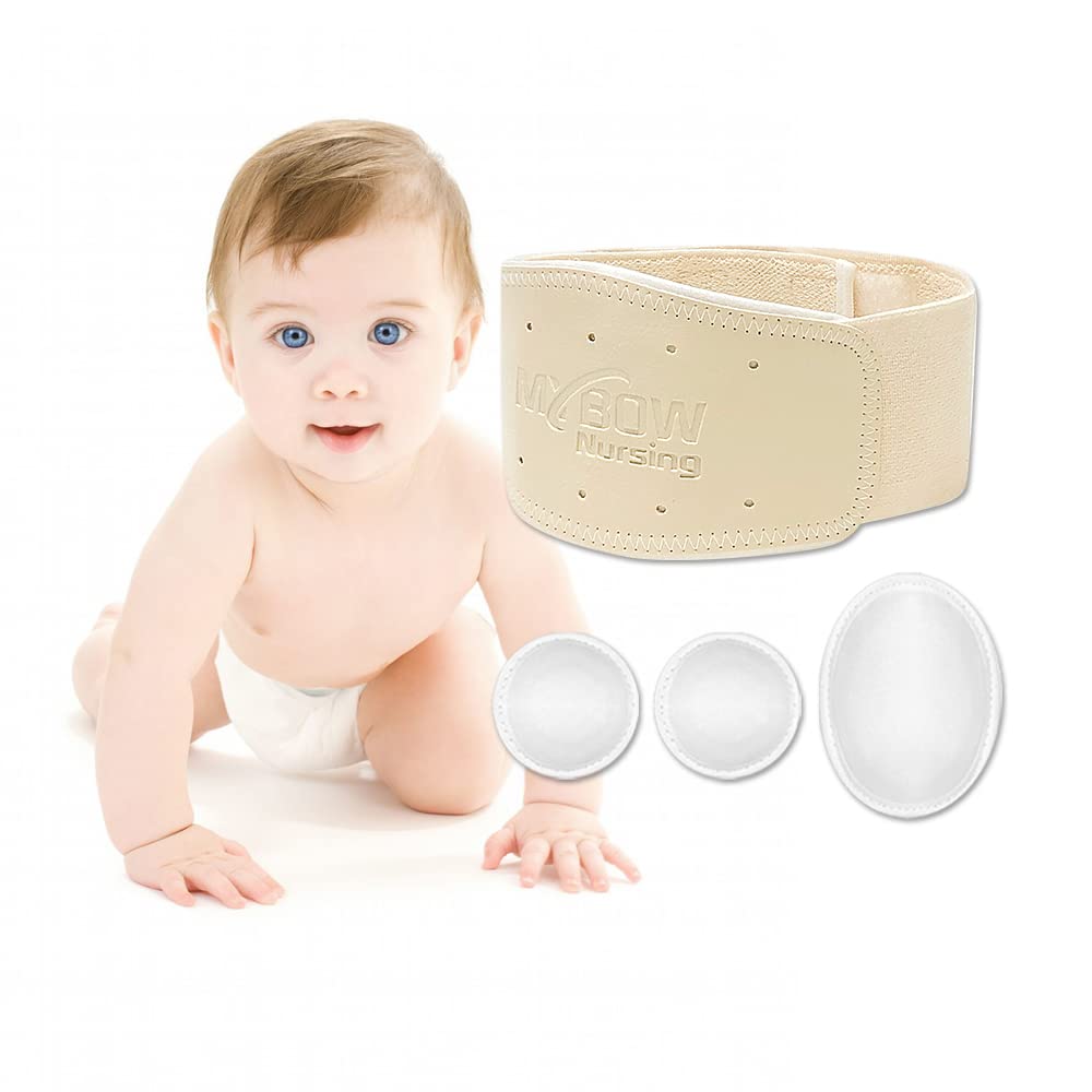 251228012926555_1 Baby Umbilical Hernia Belt Belly Button Abdominal Wrap for Hernia Baby Navel Band Newborn Umbilical Cord Cover Truss for Hernia Support Belt Medical Waist Binder (Medium) - Image 1